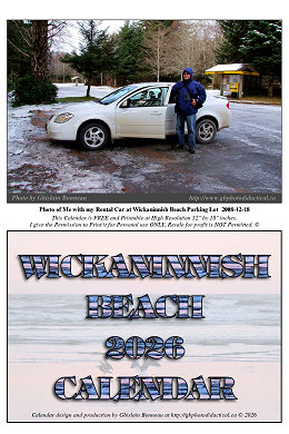 My 2026 CALENDAR - With My WICKANINNISH BEACH Photos