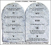 LES DIX COMMANDEMENTS