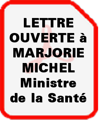 Lettre Ouverte à MARJORIE MICHEL Ministre de la Santé 2026-01-01